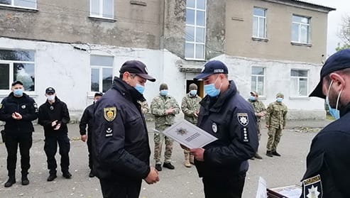 Полицейских Кировоградщины поздравили с Днем защитников и защитниц Украины