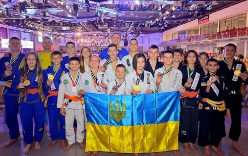 Юные кропивницкие джитсеры покорили пьедестал детского чемпионата в Абу-Даби
