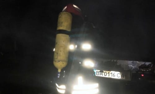 В Кропивницком горел ВАЗ