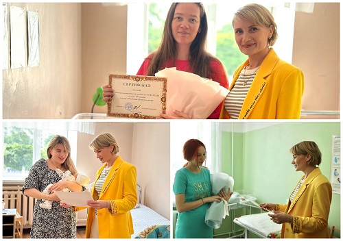 В Олександрії привітали молодих матусь, які народили діток в день міста
