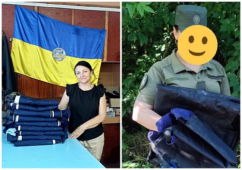 «Піксельні чарівниці» з Бобринецькї спецшколи пошили 10 м’яких нош для ЗСУ