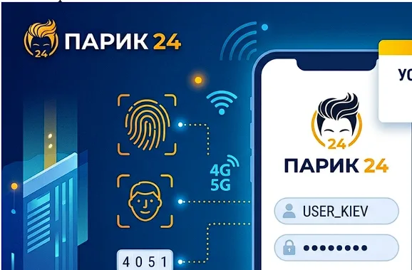 Як увійти в Parik 24 з мобільного
