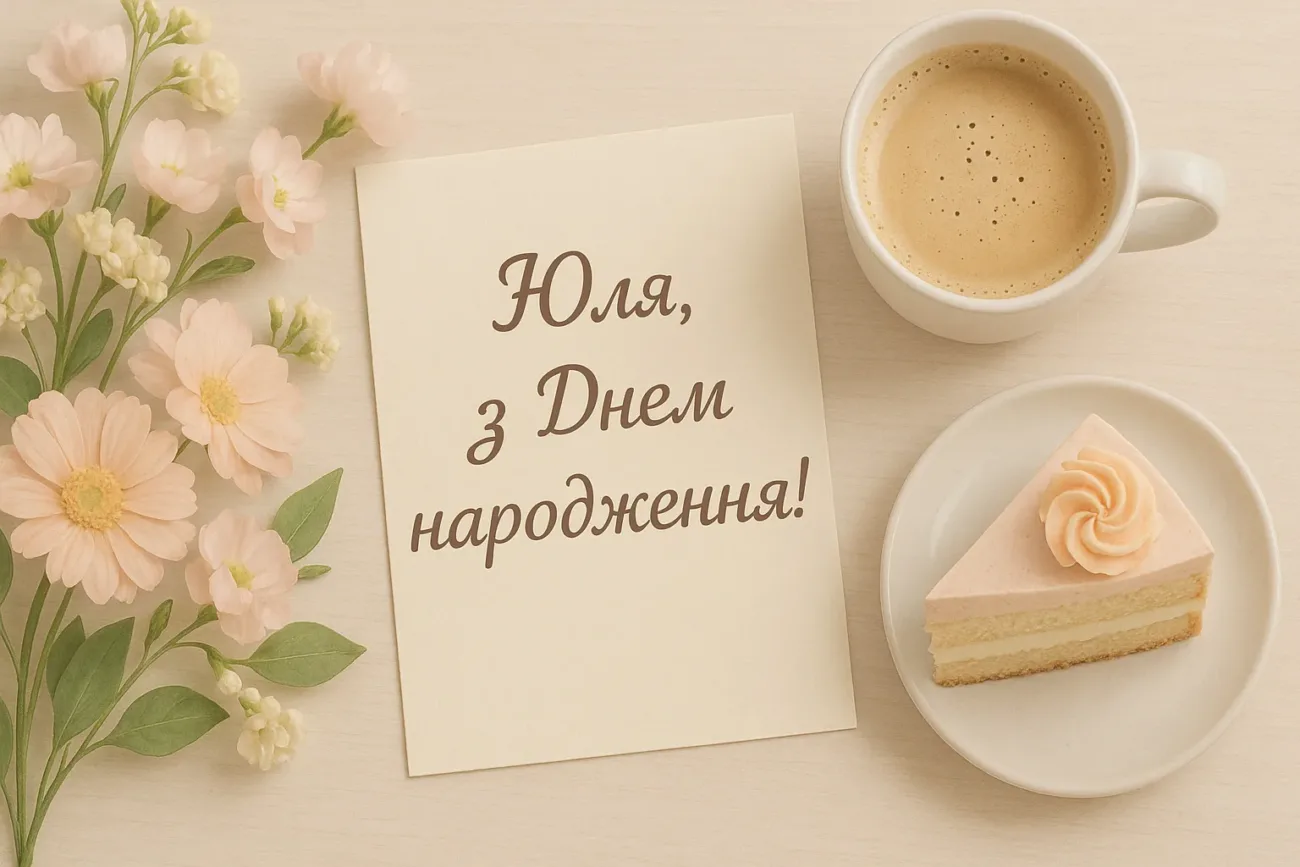 З Днем народження Юлія