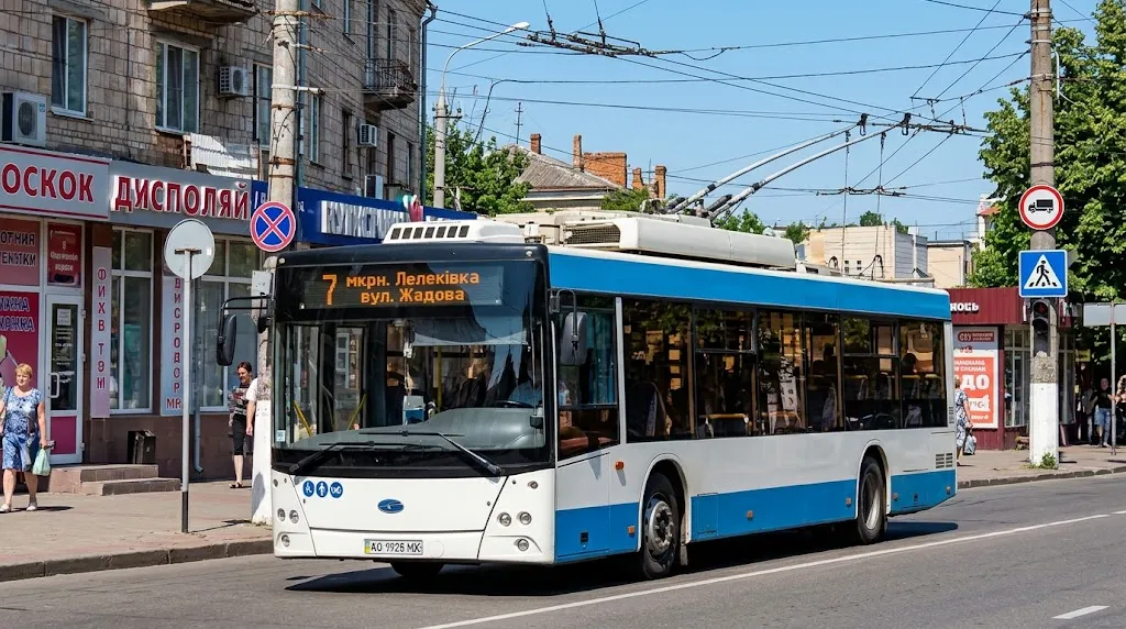 Тролейбус № 7 у Кропивницькому